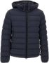 Peuterey Blauwe Gewatteerde Jas met Afneembare Capuchon Blue Heren - Thumbnail 1