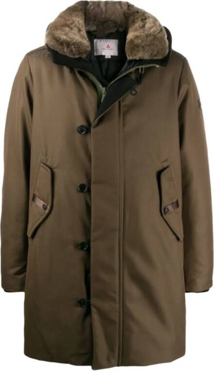 Peuterey Hooded Parka Groen Heren