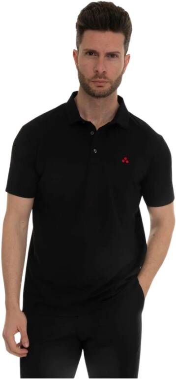 Peuterey Klassieke Polo Shirt Zwart Heren