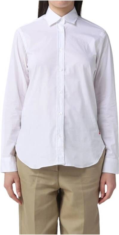 Peuterey Klassieke Regular-Fit Overhemd White Dames