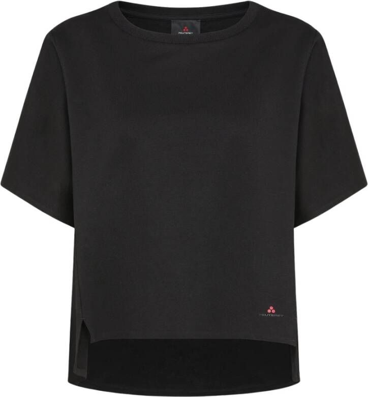 Peuterey Korte comfortabele sweatshirt Zwart Dames
