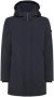 Peuterey Lange Blauwe Trenchcoat Blauw Heren - Thumbnail 1