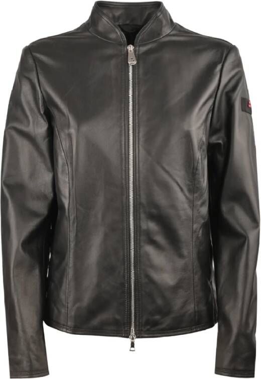 Peuterey Leather Jackets Zwart Dames