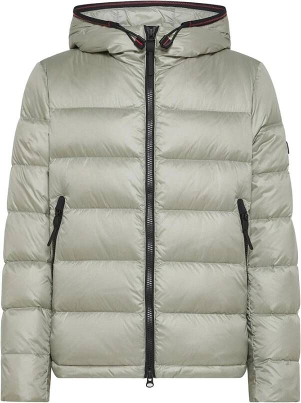 Peuterey Korte Honova Heren Pufferjas in Microripstop Green Heren