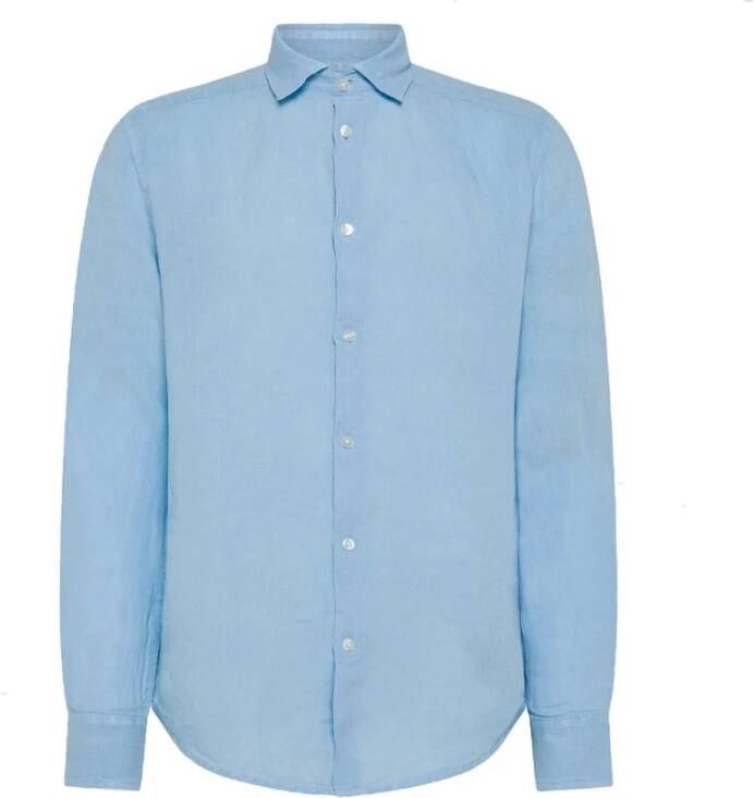 Peuterey Normaal shirt Blauw Heren