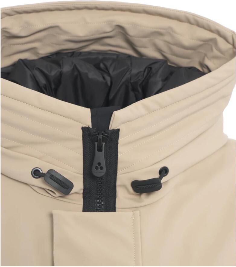 Peuterey Beige Parka Aw24 voor mannen Beige Heren