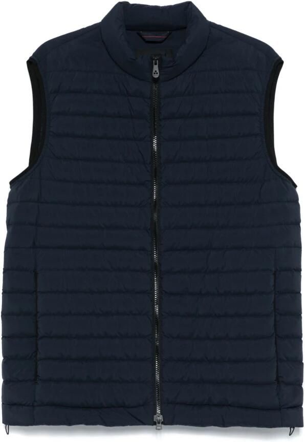 Peuterey Blauwe Gebreide Jas voor Mannen Blue Heren