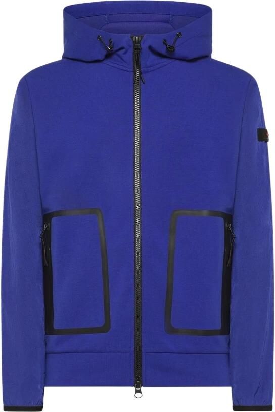 Peuterey Blauwe Vest met Knob NC Bmat Blue Heren