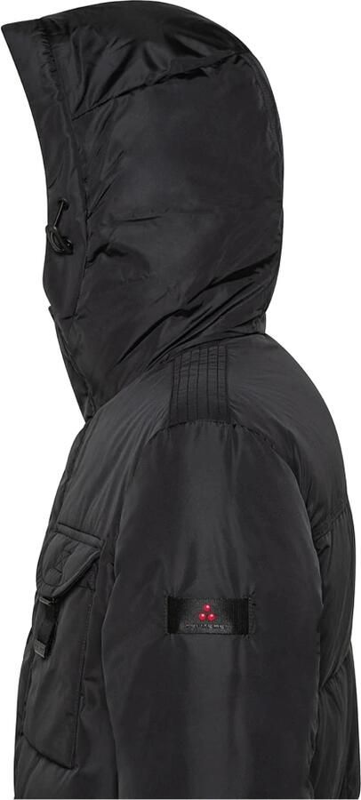 Peuterey Zwarte Winterjas voor Heren met Vier Voorzakken M Black Heren - Foto 4