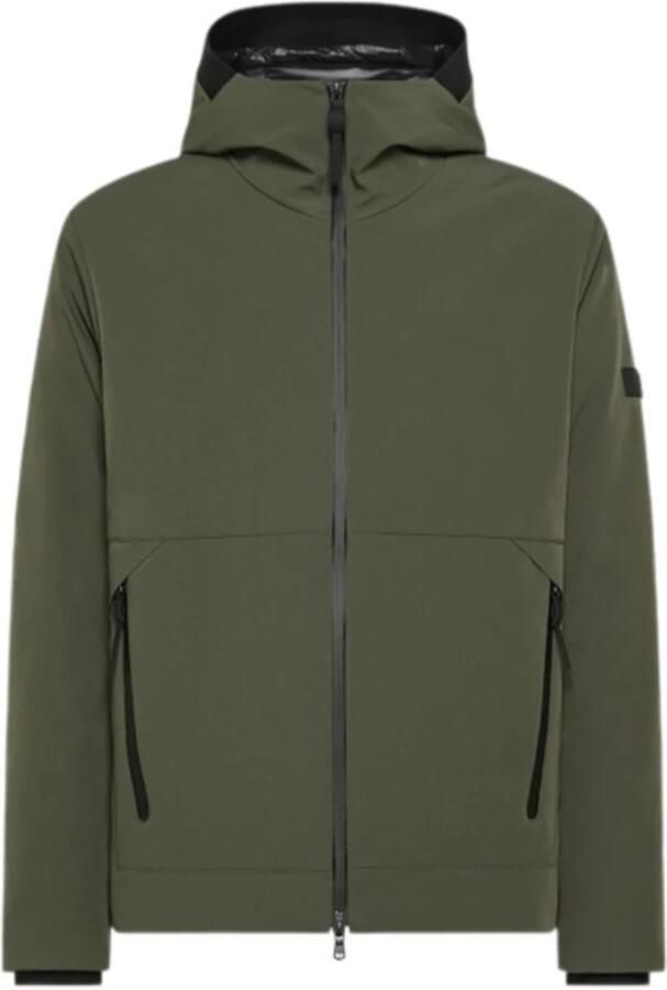 Peuterey Militair Groene Primaloft Bomberjack met Zwarte Details Green Heren - Foto 2