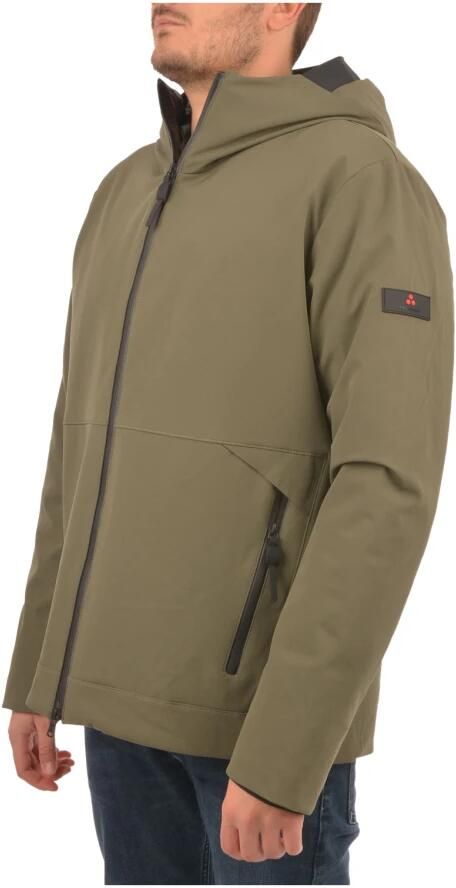 Peuterey Militair Groene Primaloft Bomberjack met Zwarte Details Green Heren - Foto 4