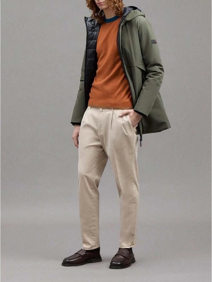 Peuterey Groene sweatshirt met ritssluiting voor heren Groen Heren - Foto 5