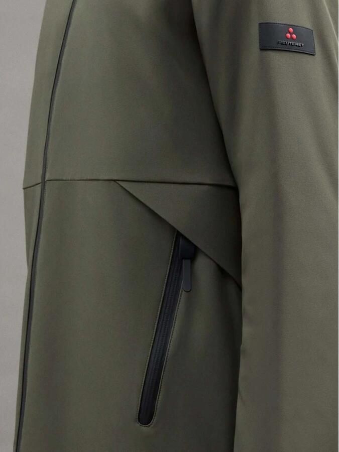 Peuterey Groene sweatshirt met ritssluiting voor heren Groen Heren - Foto 6