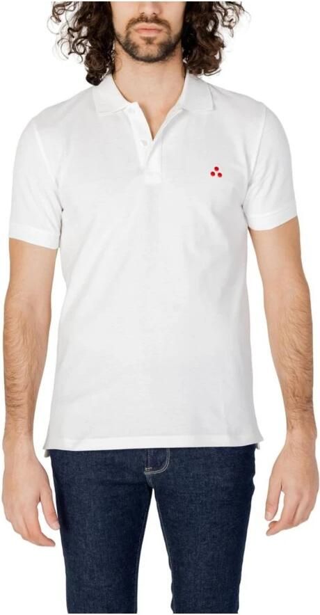 Peuterey Katoenen Polo Shirt Collectie Lente Zomer White Heren - Foto 5