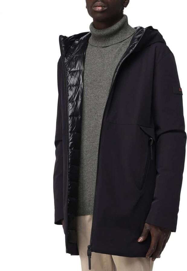 Peuterey Metide MD Coat Stijlvol en functioneel sweatshirt met ritssluiting voor heren Blauw Heren - Foto 4