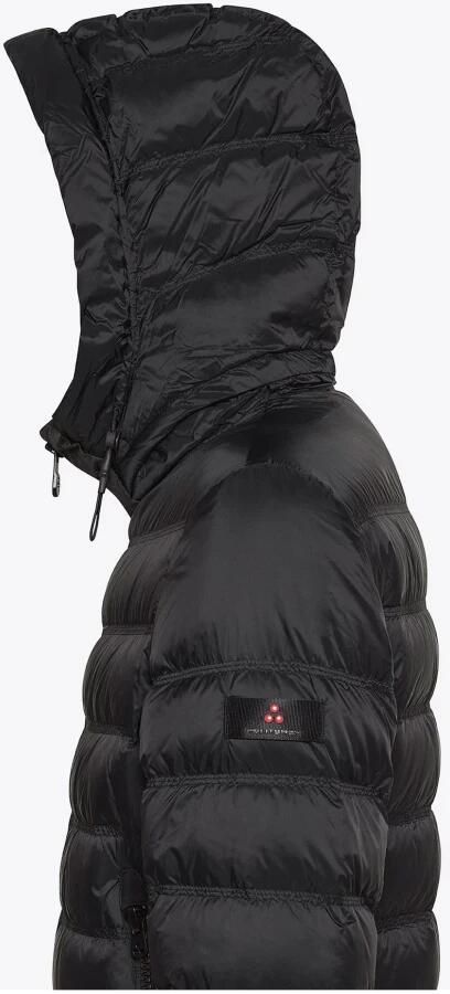Peuterey Gewatteerde jas met afneembare capuchon Black Heren - Foto 8