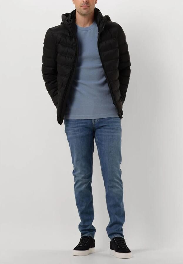 Peuterey Gewatteerde jas met afneembare capuchon Black Heren - Foto 5