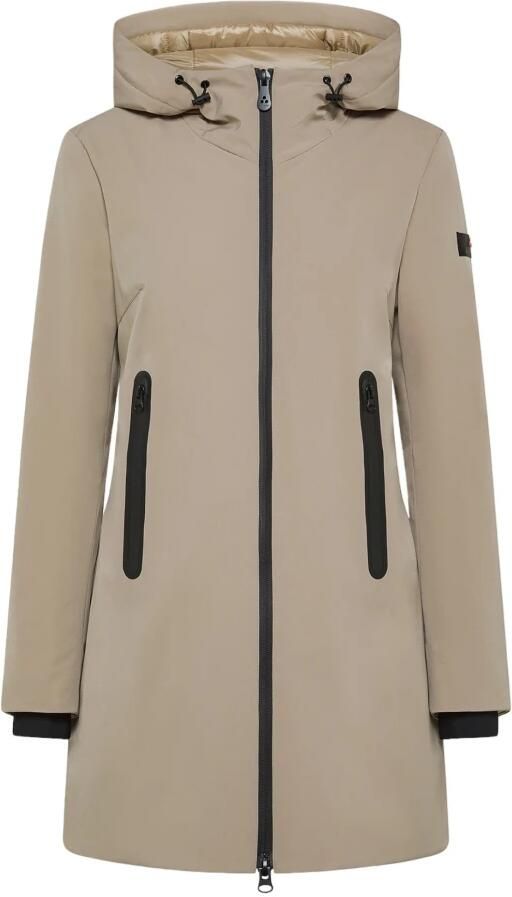 Peuterey Winterjas Gladde technische donsjas Grijs Dames