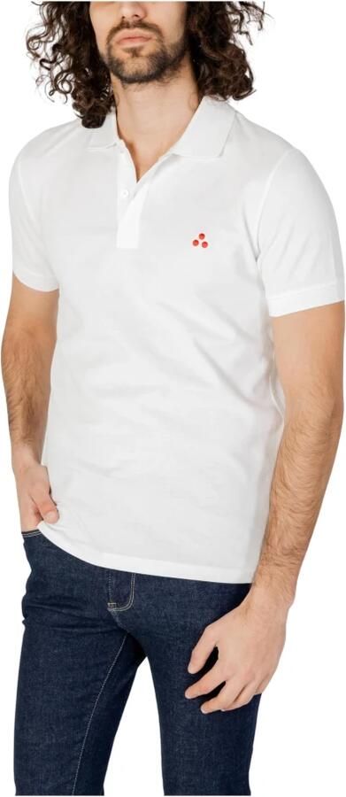 Peuterey Katoenen Polo Shirt Collectie Lente Zomer White Heren - Foto 9