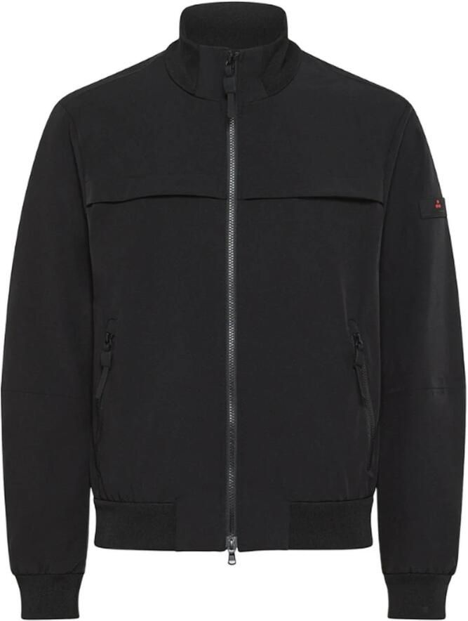 Peuterey Zwarte Polyester Herenjas Lente Zomer Black Heren - Foto 4