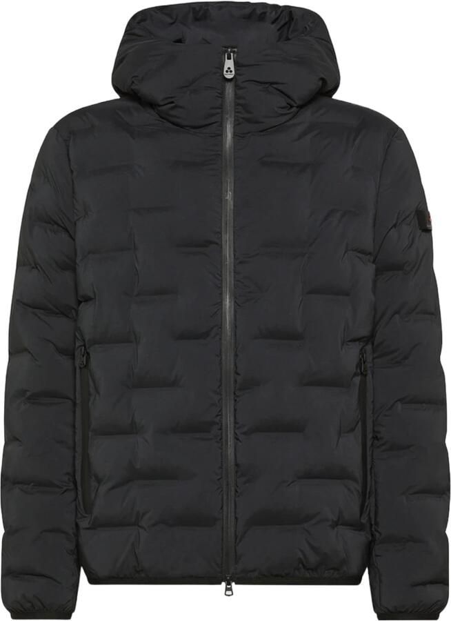 Peuterey Zwarte Bomberjack met Primaloft Voering Black Heren