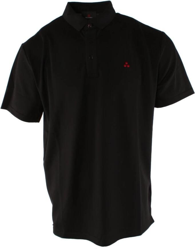 Peuterey Mezzola Zwart Heren Polo Katoen Zijde Black Heren - Foto 2