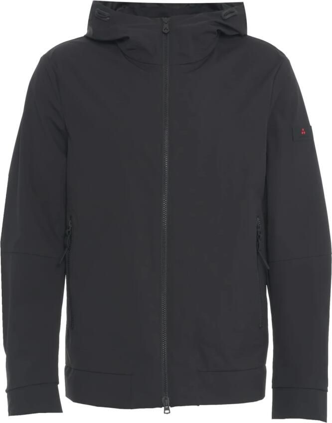 Peuterey Zwarte waterafstotende jas Svalbard Black Heren