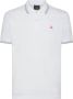 Peuterey Short-sleeved polo shirt in stretch cotton. Wit Heren - Thumbnail 2