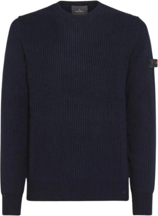 Peuterey Round-neck Knitwear Blauw Heren
