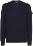 Peuterey Ronde-hals Gebreide Trui Klassieke Collectie Blue Heren - Thumbnail 1