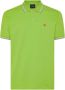Peuterey Short-sleeved polo shirt in stretch cotton. Groen Heren - Thumbnail 1