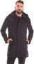 Peuterey Waterdichte winddichte trenchcoat met afneembare capuchon Blue Heren - Thumbnail 5