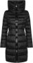 Peuterey Zwarte gewatteerde halflange jas met funnel-neck Black Dames - Thumbnail 2