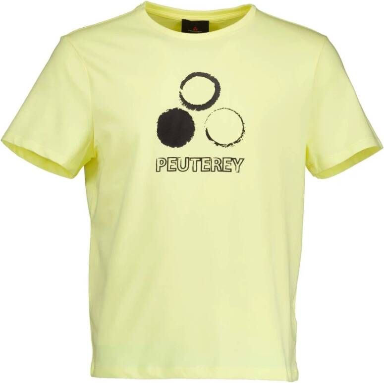 Peuterey Sorbus S6 T-shirt geel Peu4688-555 Geel Heren