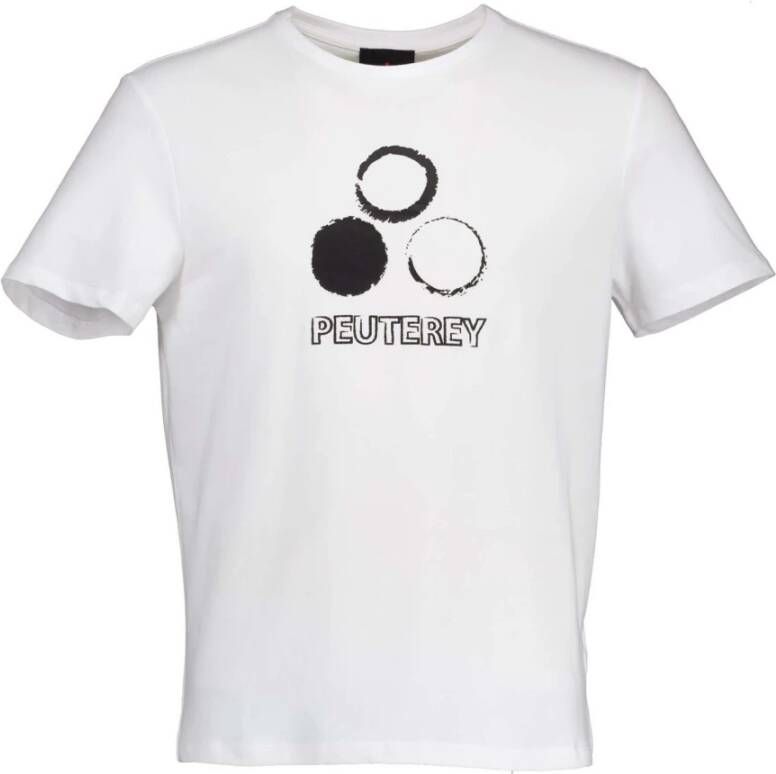Peuterey Sorbus S6 T-shirt Klassiek en veelzijdig White Heren