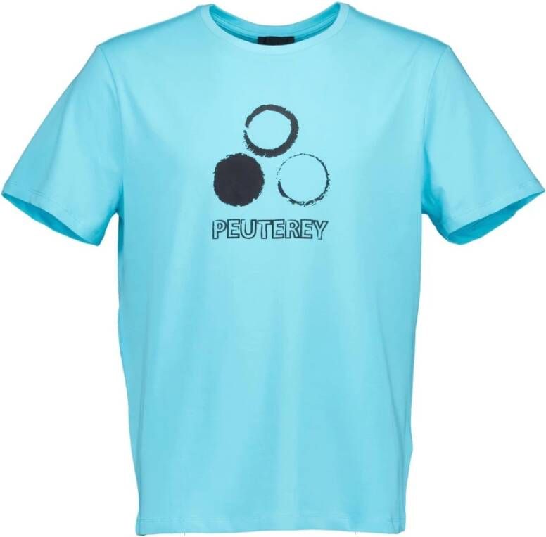 Peuterey Sorbus S6 T-shirt lichtblauw Peu4688-265 Blauw Heren