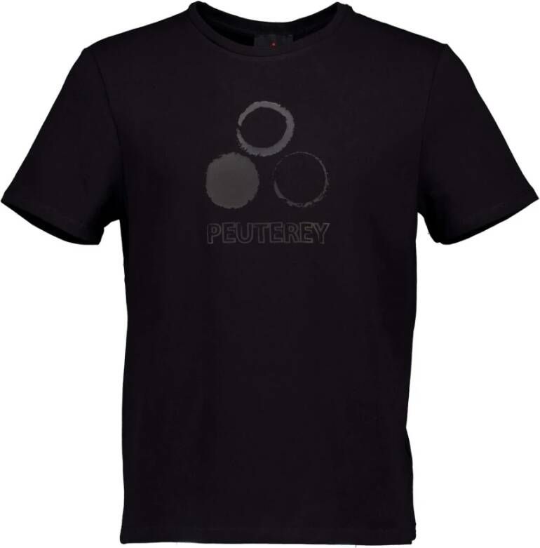 Peuterey Sorbus S6 T-shirt zwart Peu4688-Ner Zwart Heren