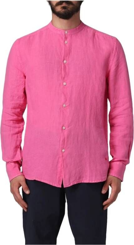 Peuterey Stijlvolle Overhemden Collectie Roze Heren