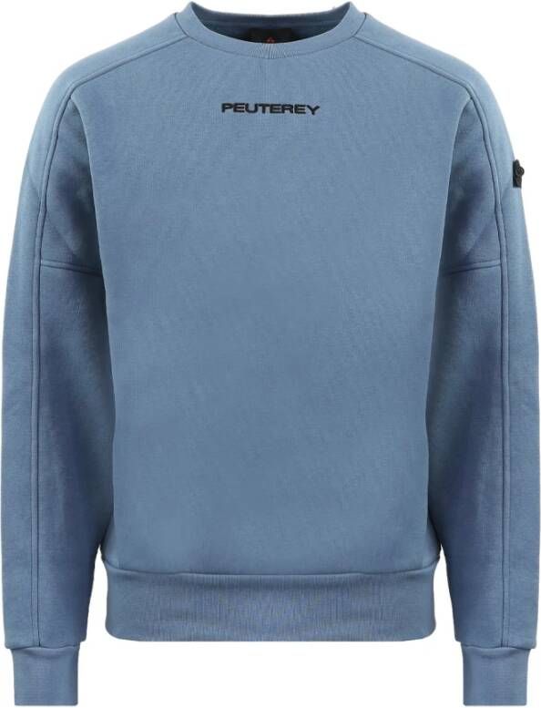 Peuterey Stijlvolle Upgrade Sweatshirt voor Heren Blauw Heren