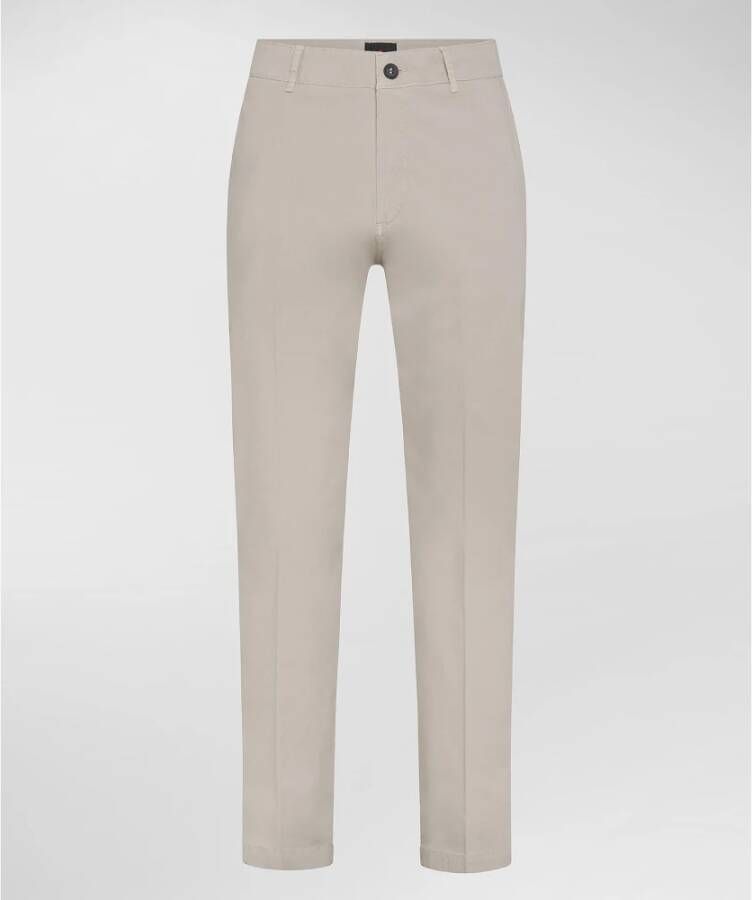Peuterey Casual cotton and polyester trousers Beige Heren