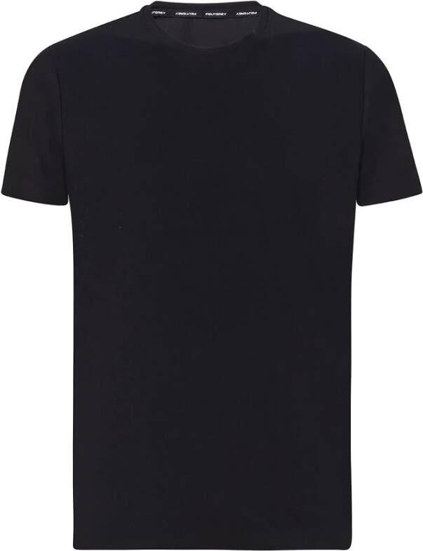 Peuterey Stretch Nylon T-Shirt Zwart Heren