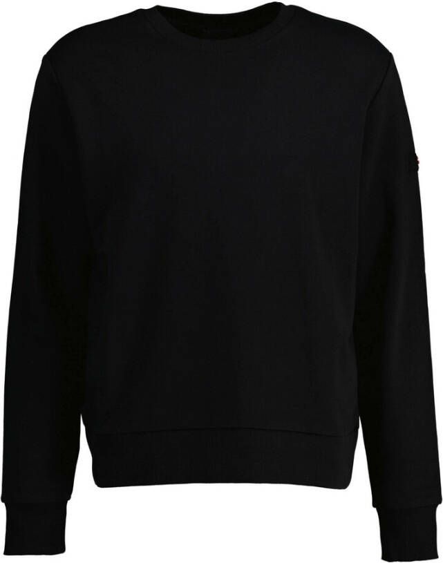 Peuterey Zwarte Katoenen Sweatshirt Saidor 8 Black Heren
