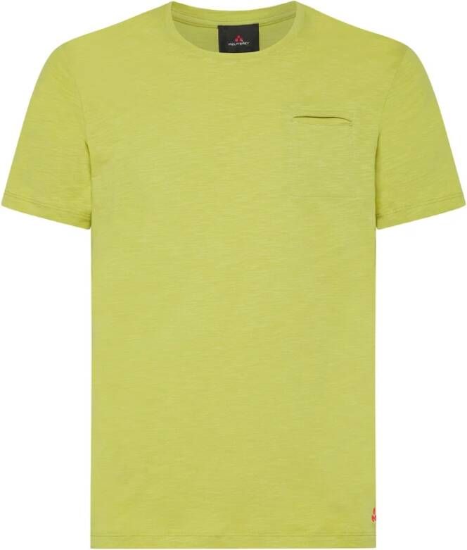 Peuterey Casual Upgrade Katoenen T-Shirt voor Heren Green Heren