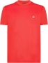 Peuterey T-shirt with lettering on the collar Rood Heren - Thumbnail 1