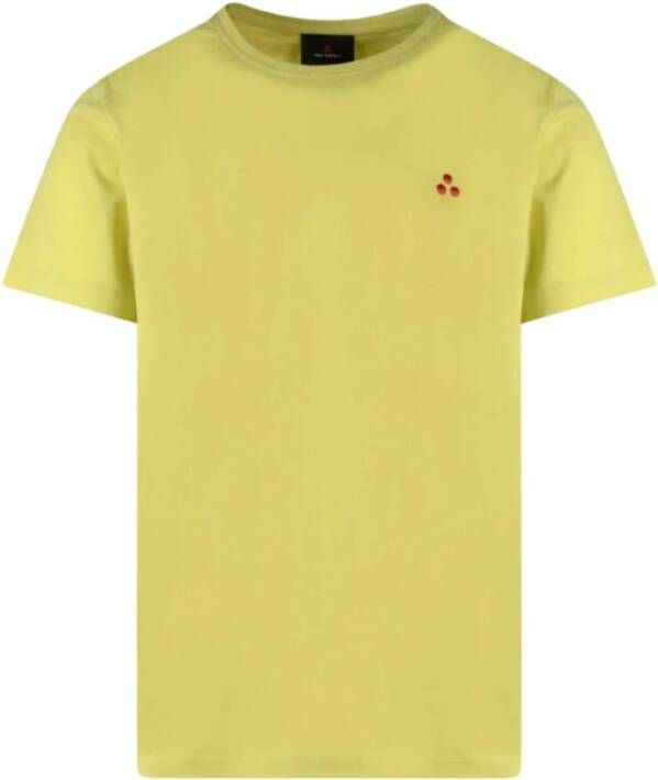 Peuterey T-shirt with small logo Groen Heren
