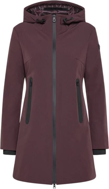 Peuterey Technische donsjas Dames parka jas Purple Dames