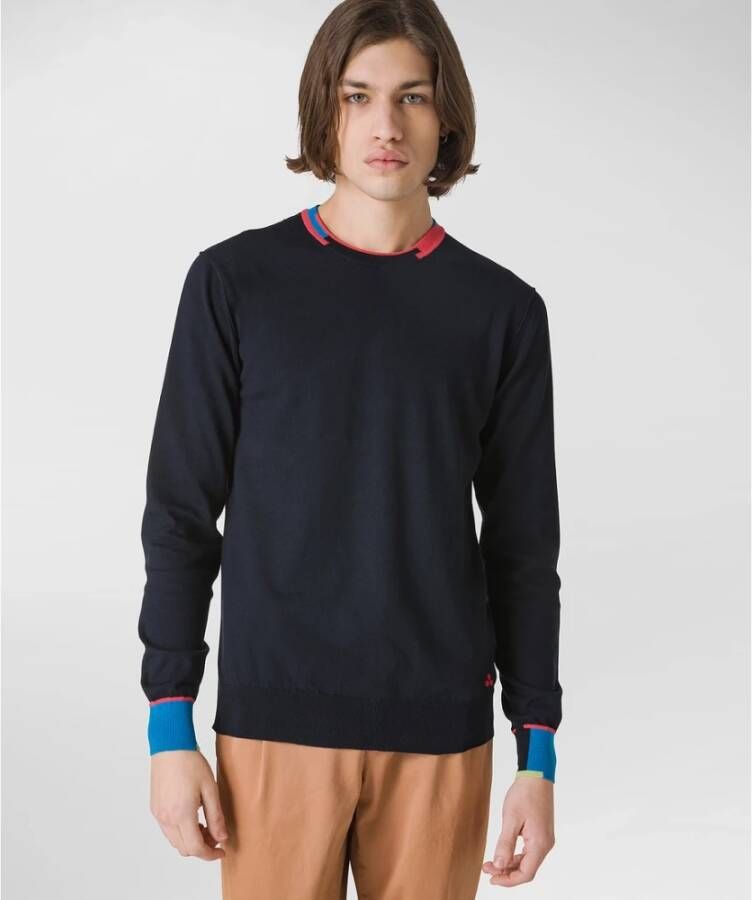 Peuterey Truien met ronde hals Blauw Heren