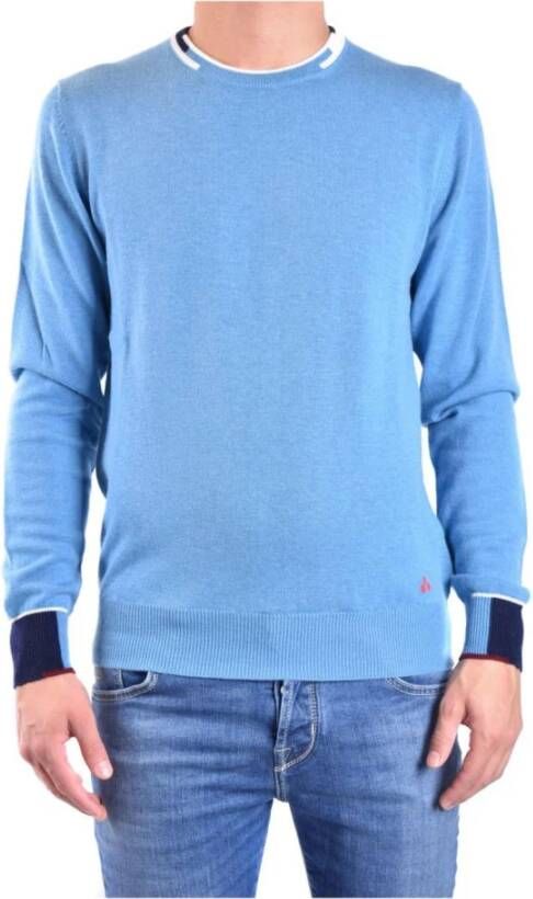 Peuterey Truien met ronde hals Blauw Heren