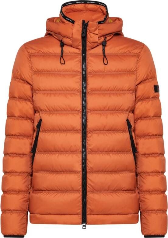 Peuterey Ultra-lightweight and semi-shiny down jacket Oranje Heren