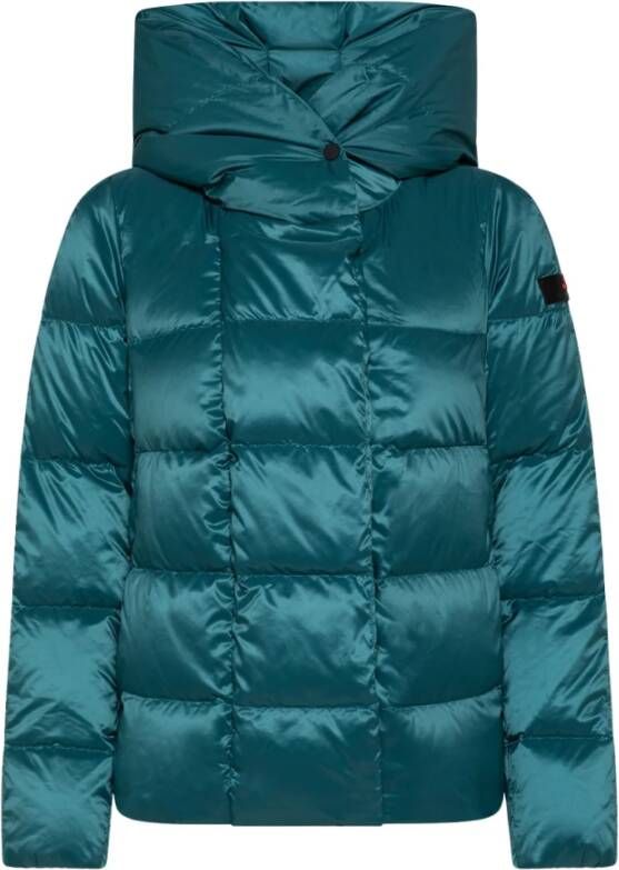 Peuterey Ultra-lightweight down jacket in recycled fabric Groen Dames